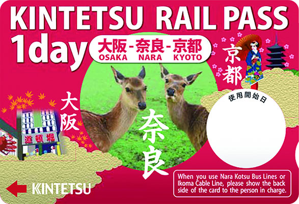 KINTETSU RAIL PASS 1day